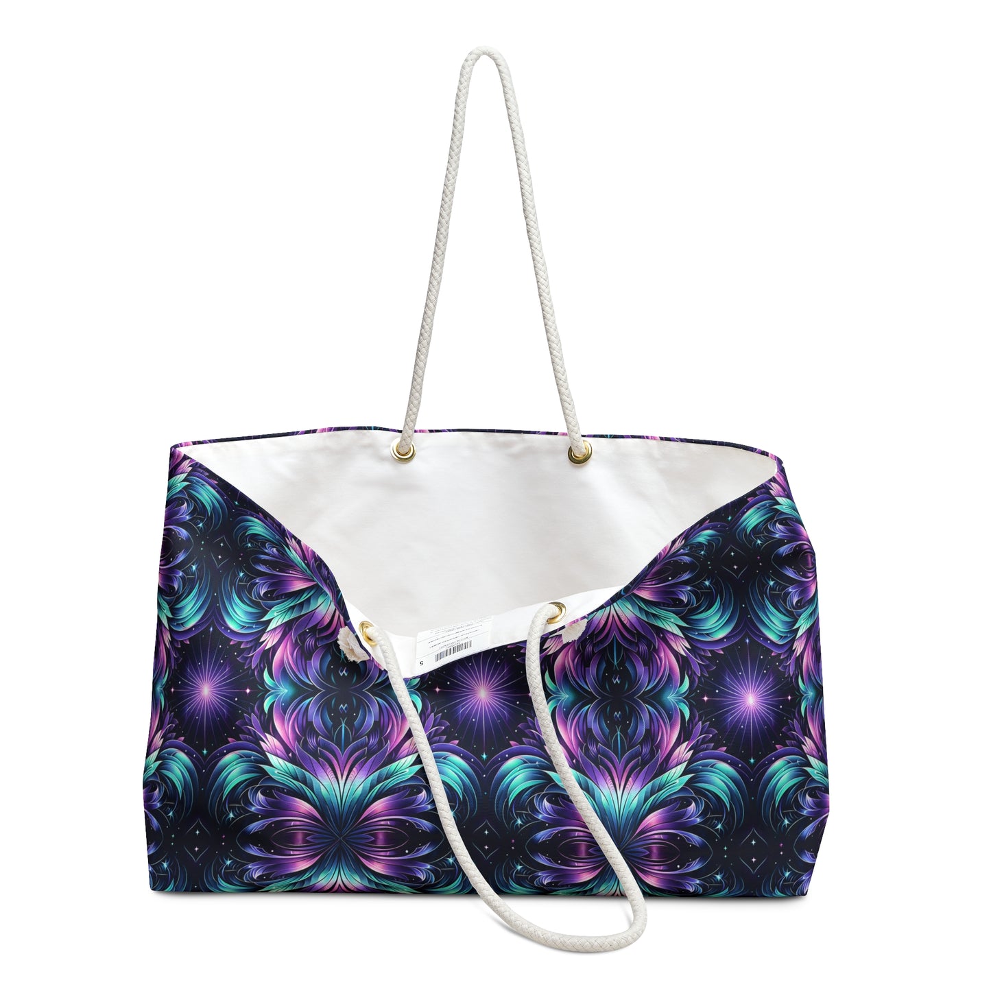 Iridescent Dream Futuristic Tech Weekender Bag - 8404 Design-60