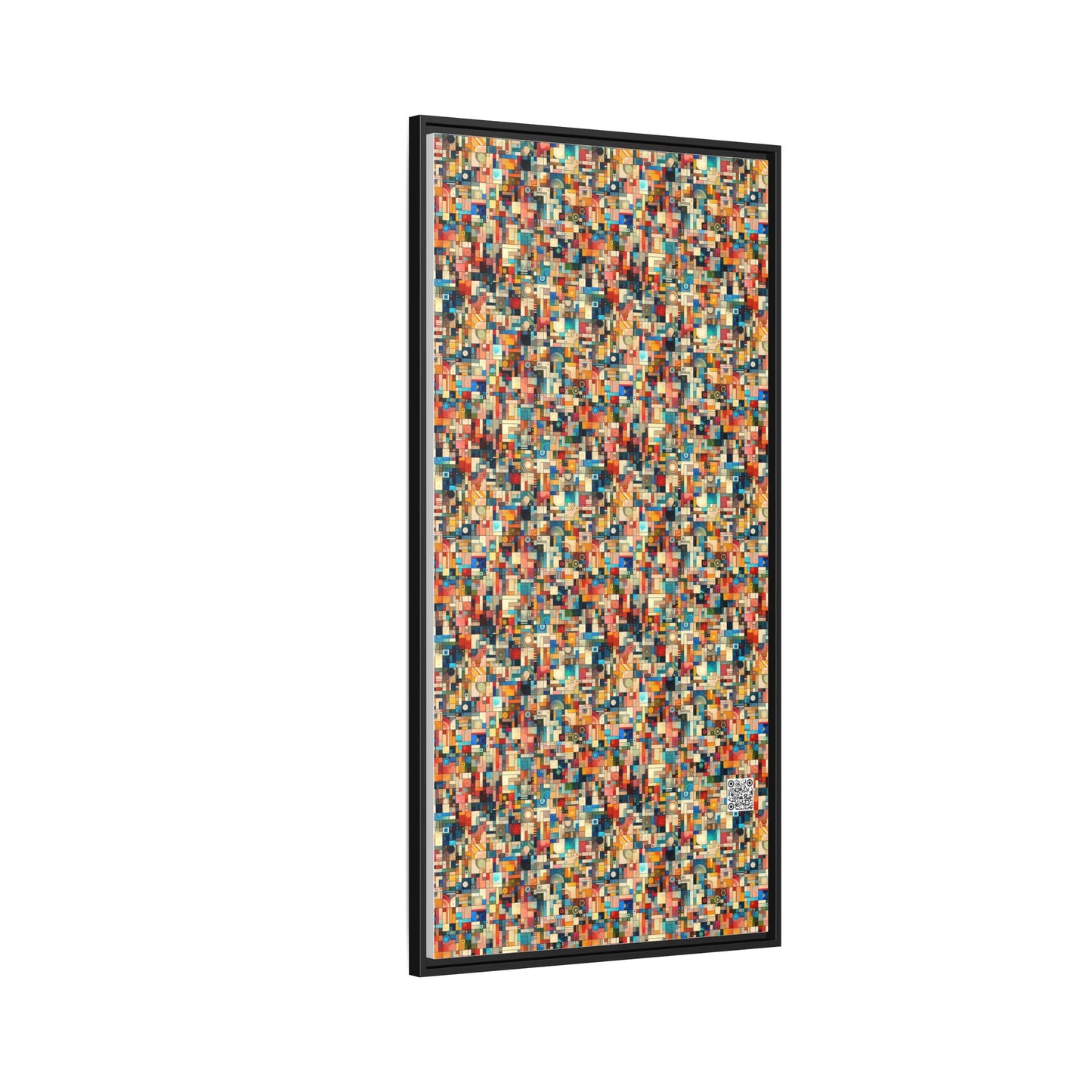 Digital Artistic Expression Artistic Streetwear Matte Canvas, Framed (multi-Color) - 8404 Design-46 B