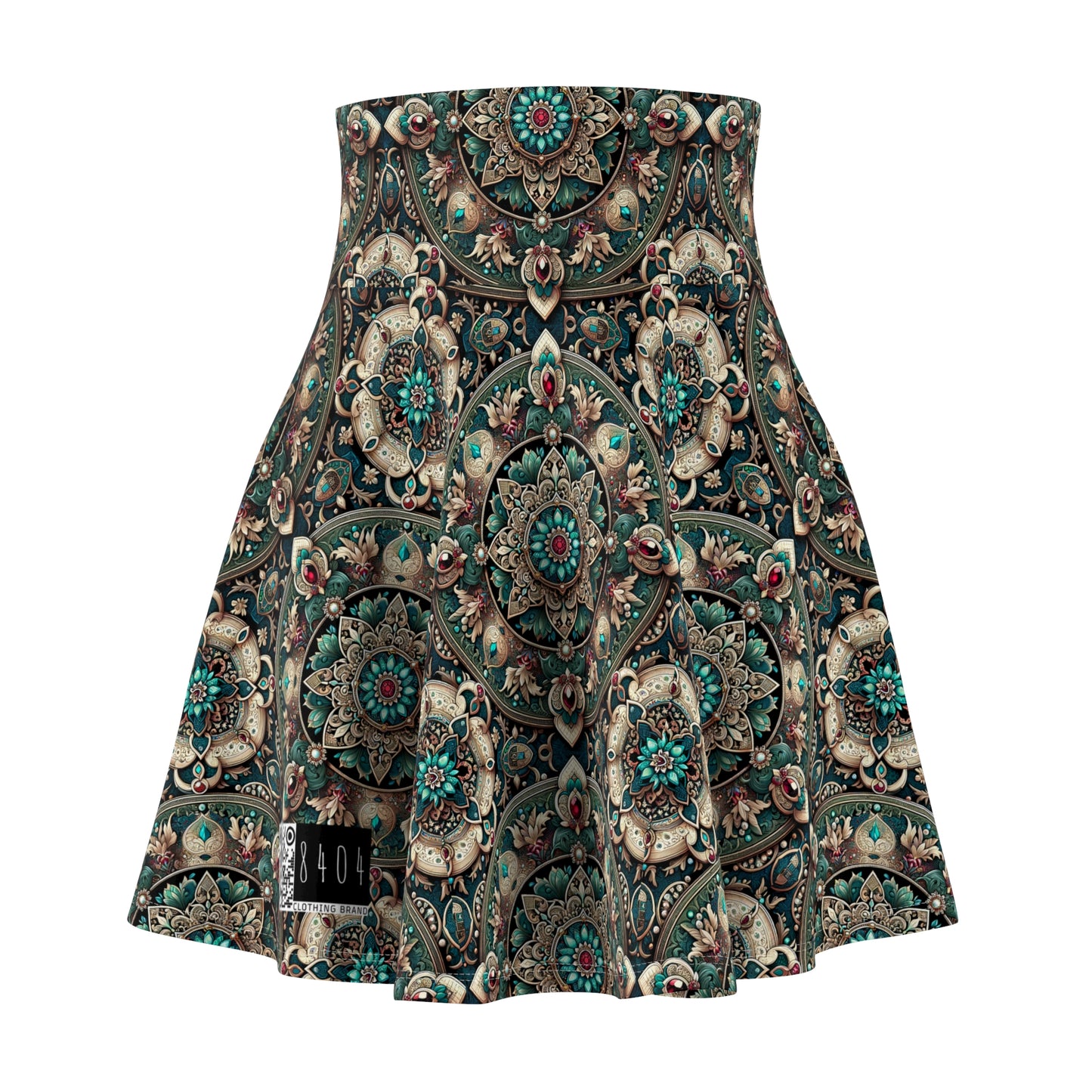 Neo-Dandyism Modern Dandy Streetwear Women's Skater Skirt - 8404 Design-56