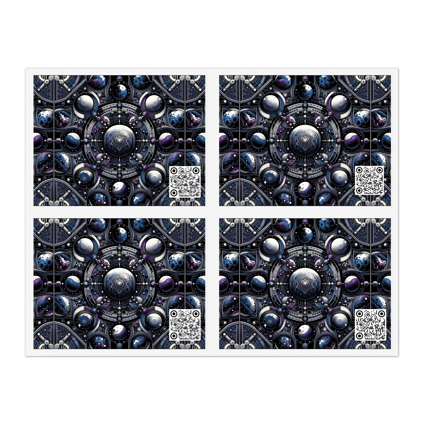 Tech Astronaut Tech-Forward Streetwear Meets Space Exploration Sticker Sheets - 8404 Design-46