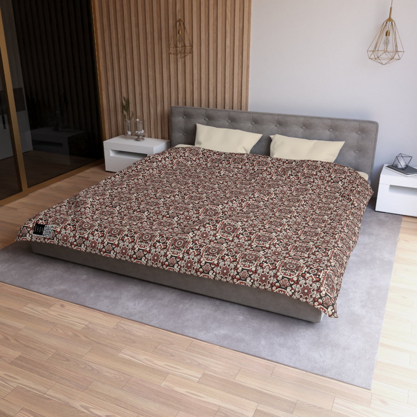 Neo Jomon Sculptural Aesthetics Artisanal Streetwear Microfiber Duvet Cover - 8404 Design-55