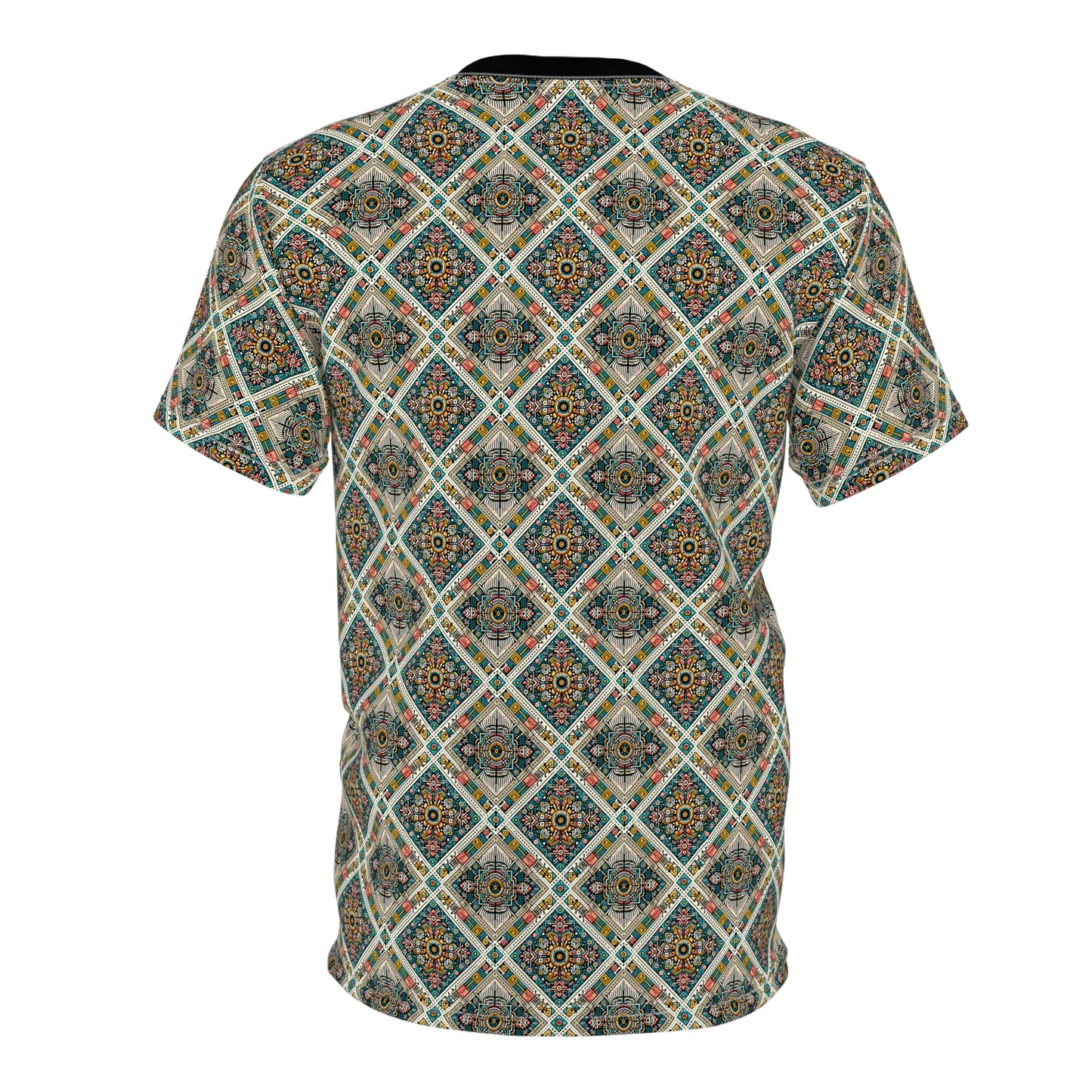 Cultural Fusion Tech Blend of Cultural Heritage With Tech-Inspired Elements Unisex Cut & Sew Tee - 8404 Design-64