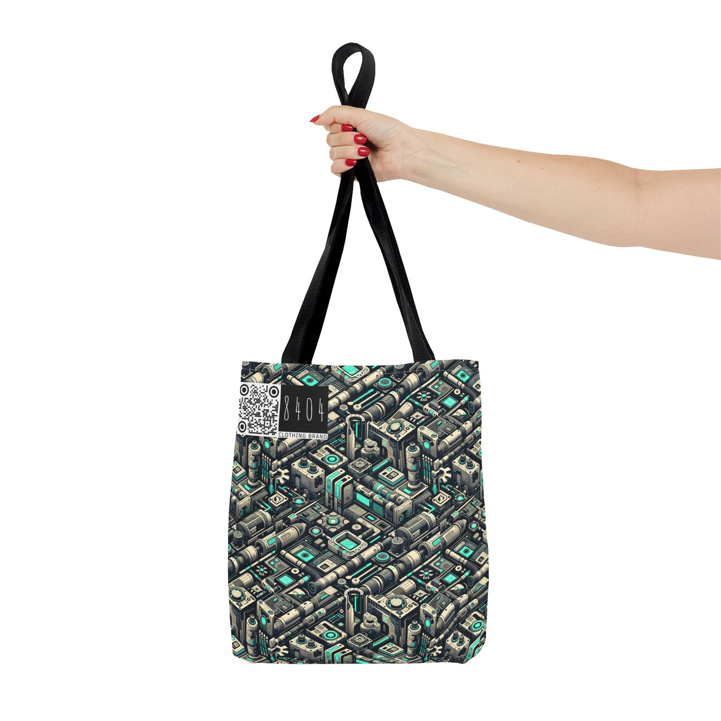 Tech Utility Fusion Modern Tech Streetwear Tote Bag - 8404 Design-49