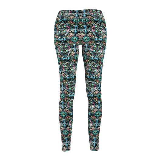 Tech-Infused Futurism Futuristic Tech Women's Cut & Sew Casual Leggings - 8404 Design-53