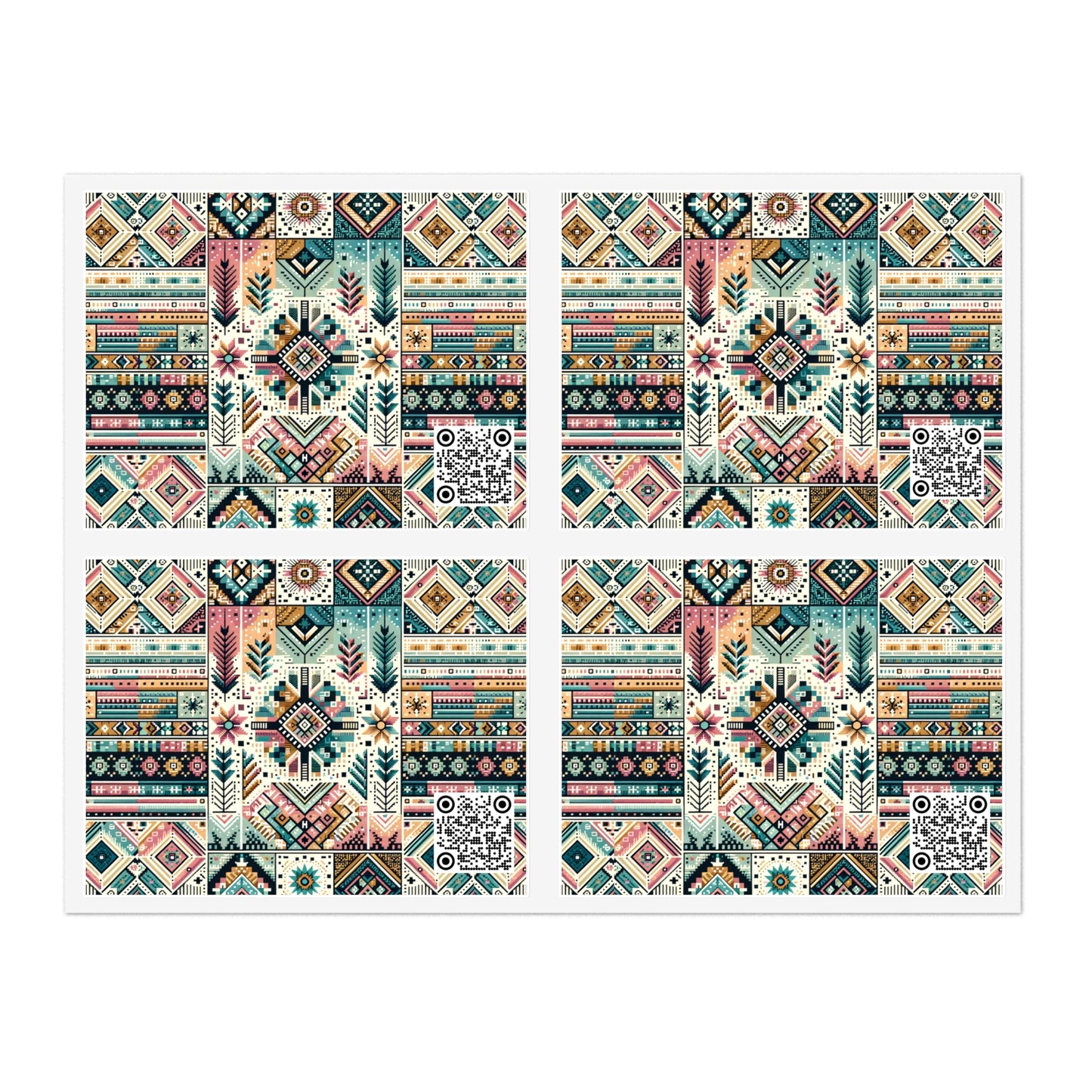 Digital Artisanal Fusion Digital Artisanal Sticker Sheets - 8404 Design-49