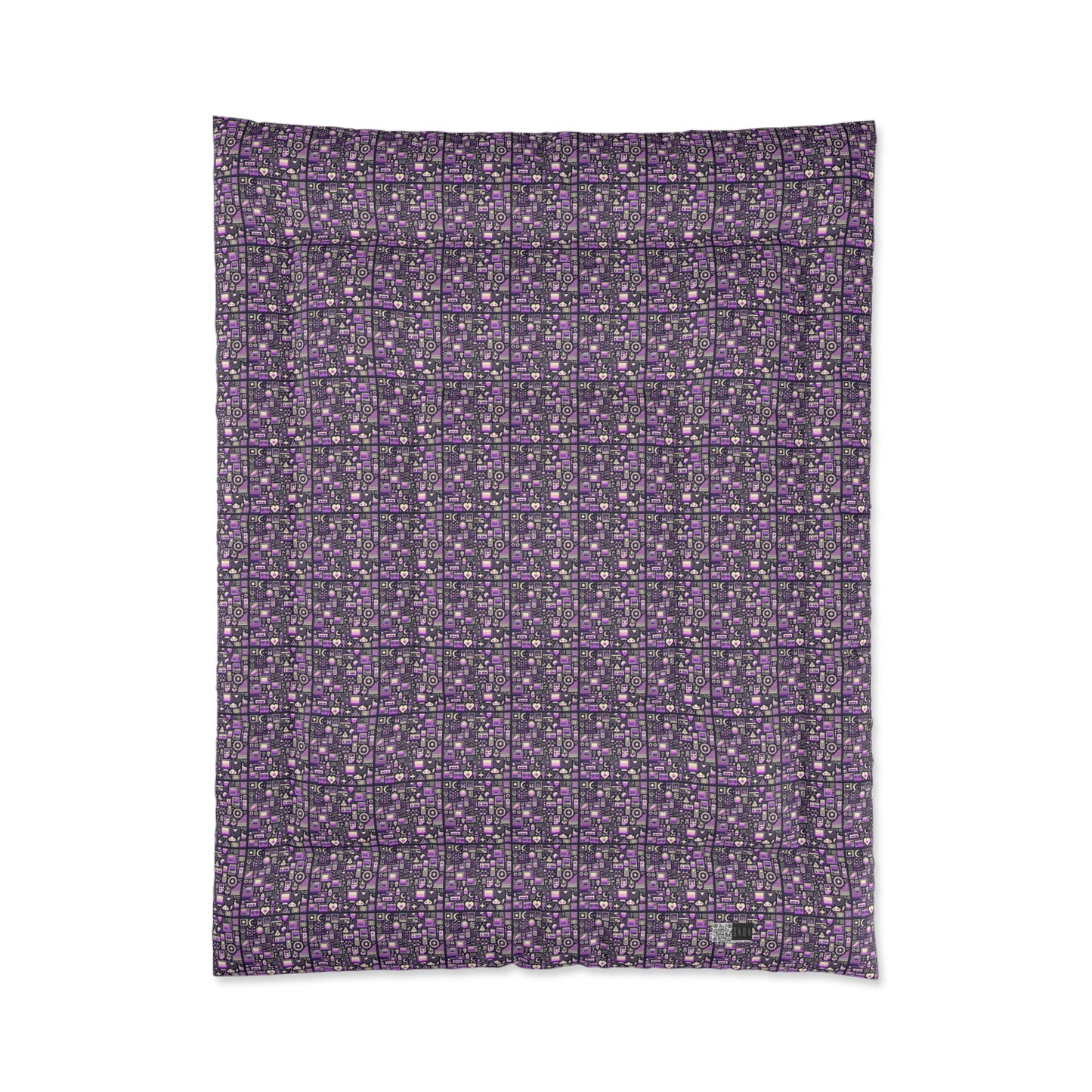 Digital Nostalgia Remix Modern Vintage Fusion Comforter - 8404 Design-54