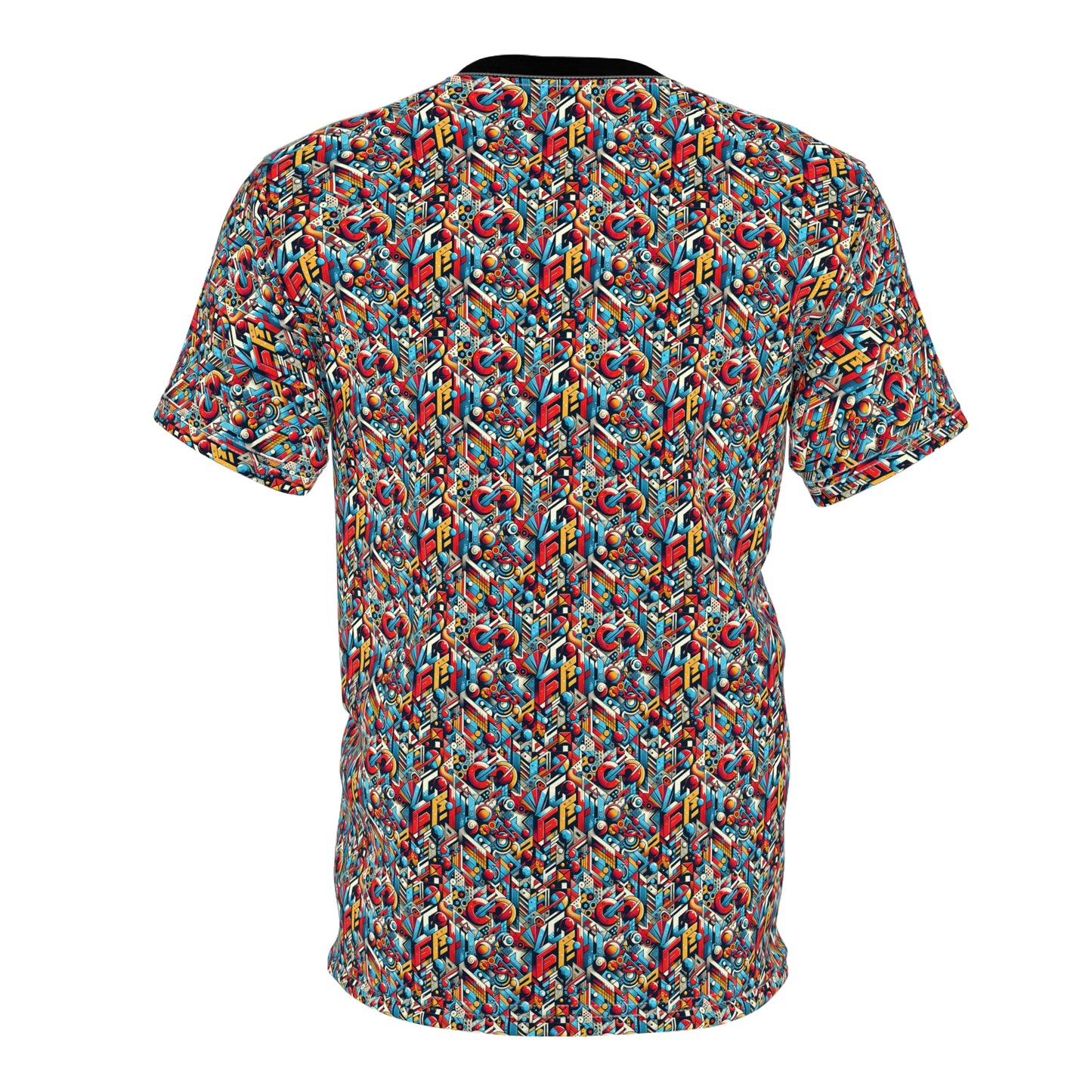 Neo-Traditional Street Art Modern Street Art Fusion Unisex Cut & Sew Tee - 8404 Design-67