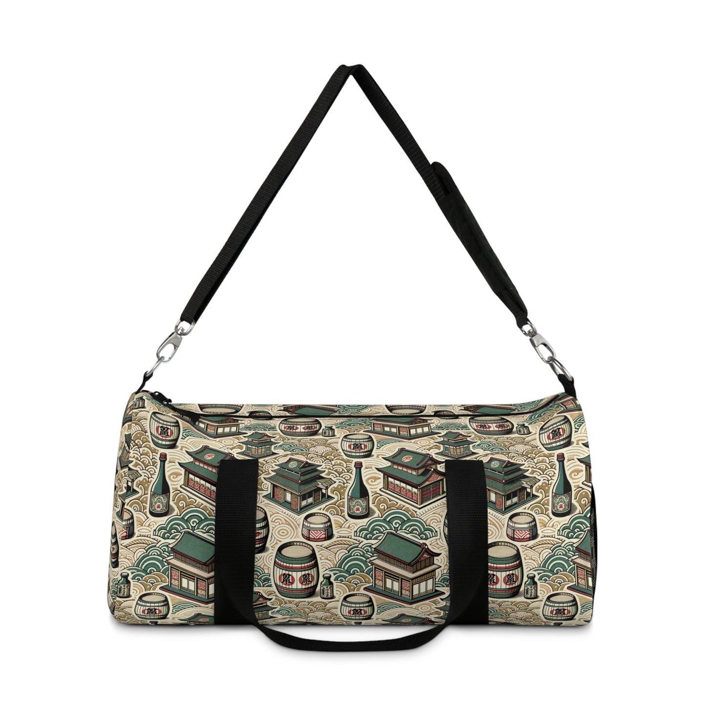 Cultural Artisanal Fusion Contemporary Cultural Elegance Duffel Bag - 8404 Design-68