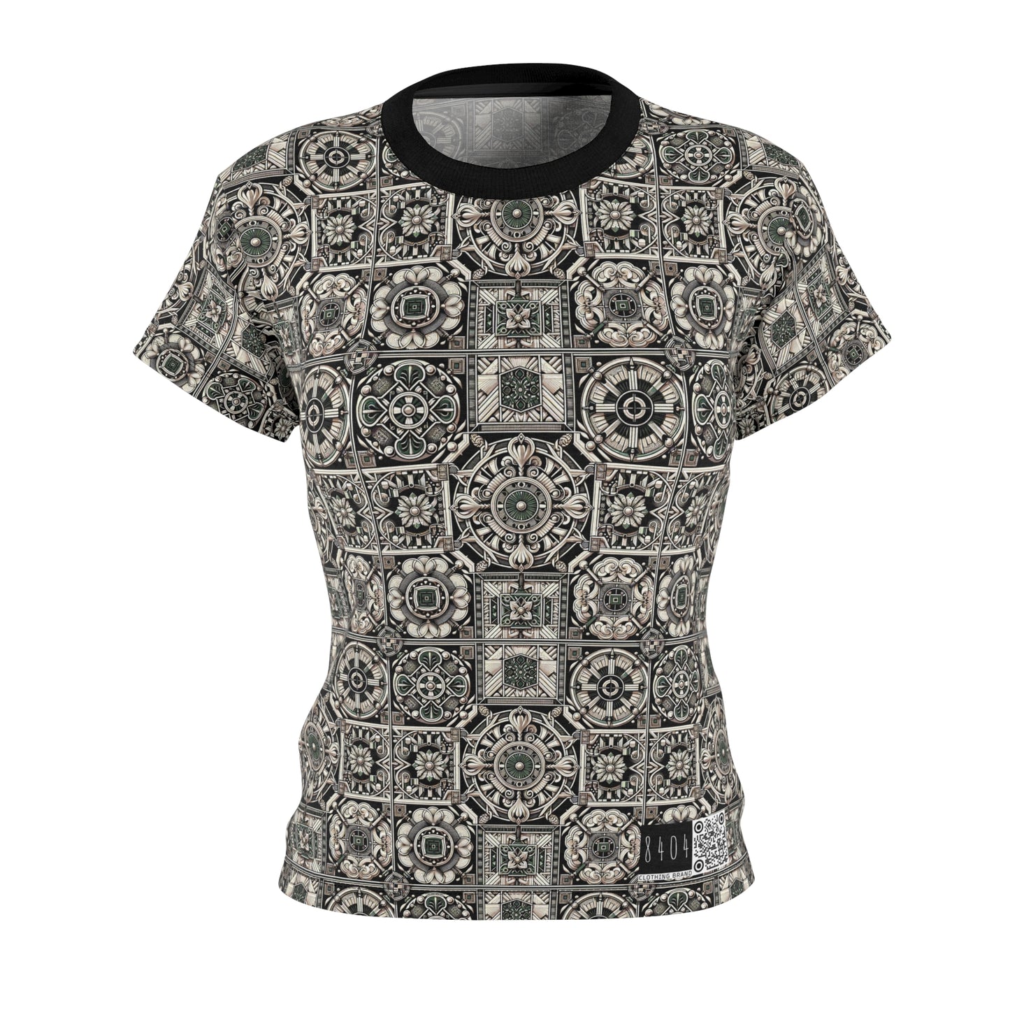 Cyber Garden Party Tech Garden Extravaganza Women's Cut & Sew Tee - 8404 Design-45
