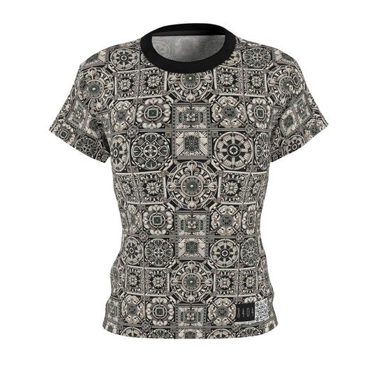 Cyber Garden Party Tech Garden Extravaganza Women's Cut & Sew Tee - 8404 Design-45
