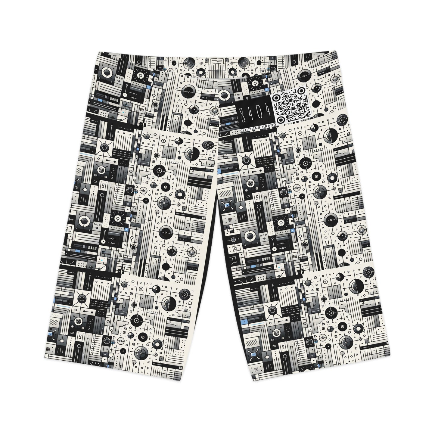 Digital Minimalism Minimalist Tech Women's Bike Shorts - 8404 Design-66