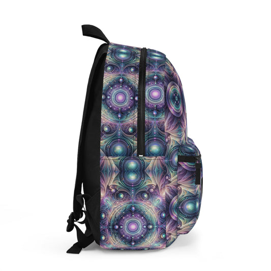 Iridescent Tech Fusion Tech-Forward Streetwear Backpack - 8404 Design-61