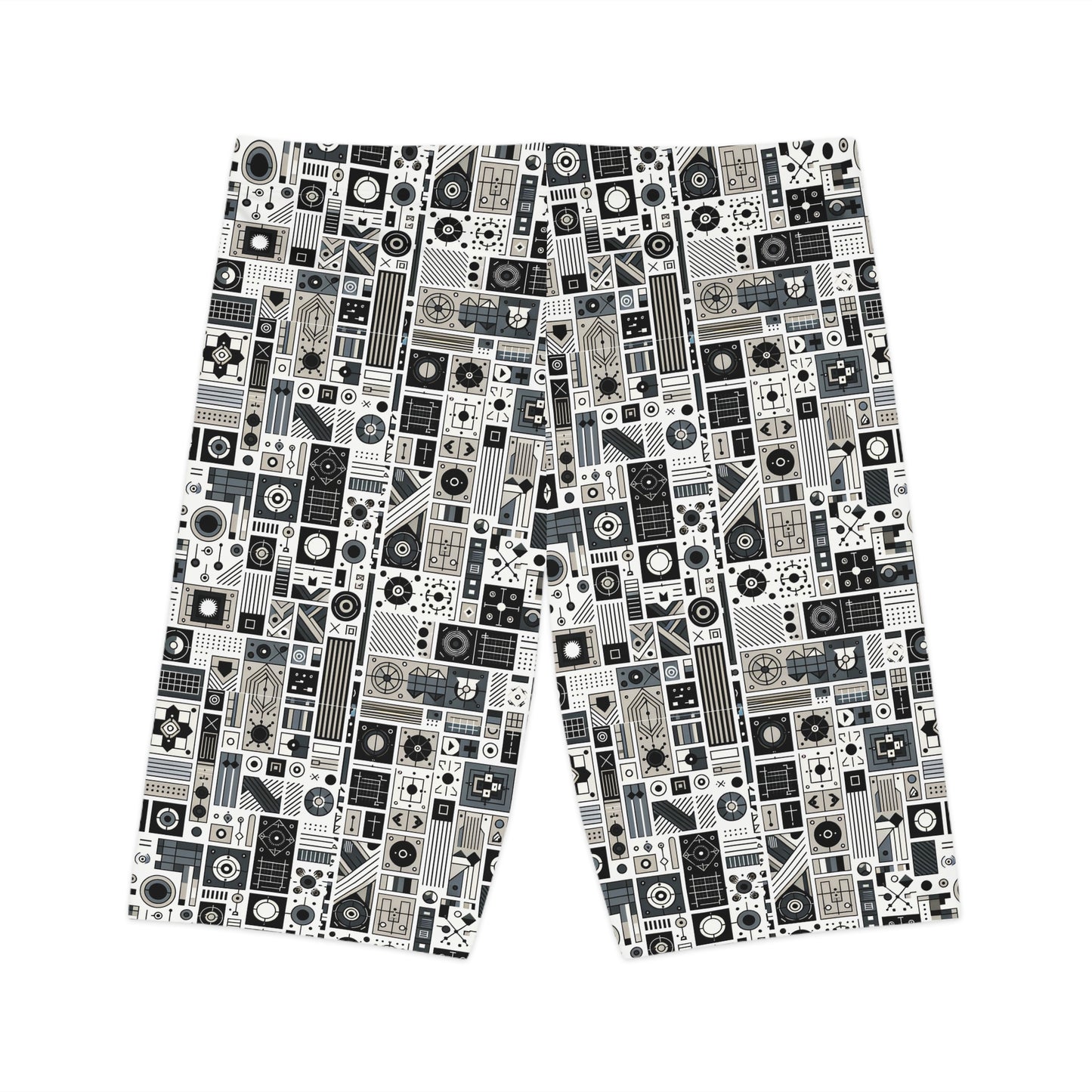 Digital Minimalism Minimalist Tech Women's Bike Shorts - 8404 Design-45