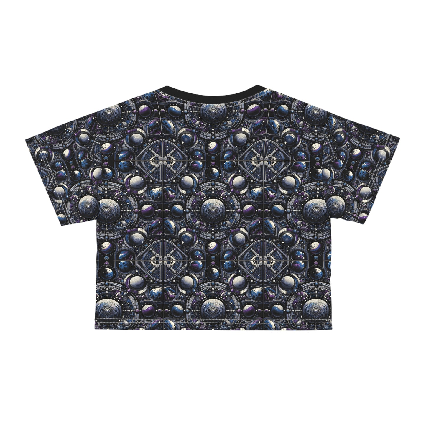 Tech Astronaut Tech-Forward Streetwear Meets Space Exploration Crop Tee - 8404 Design-46