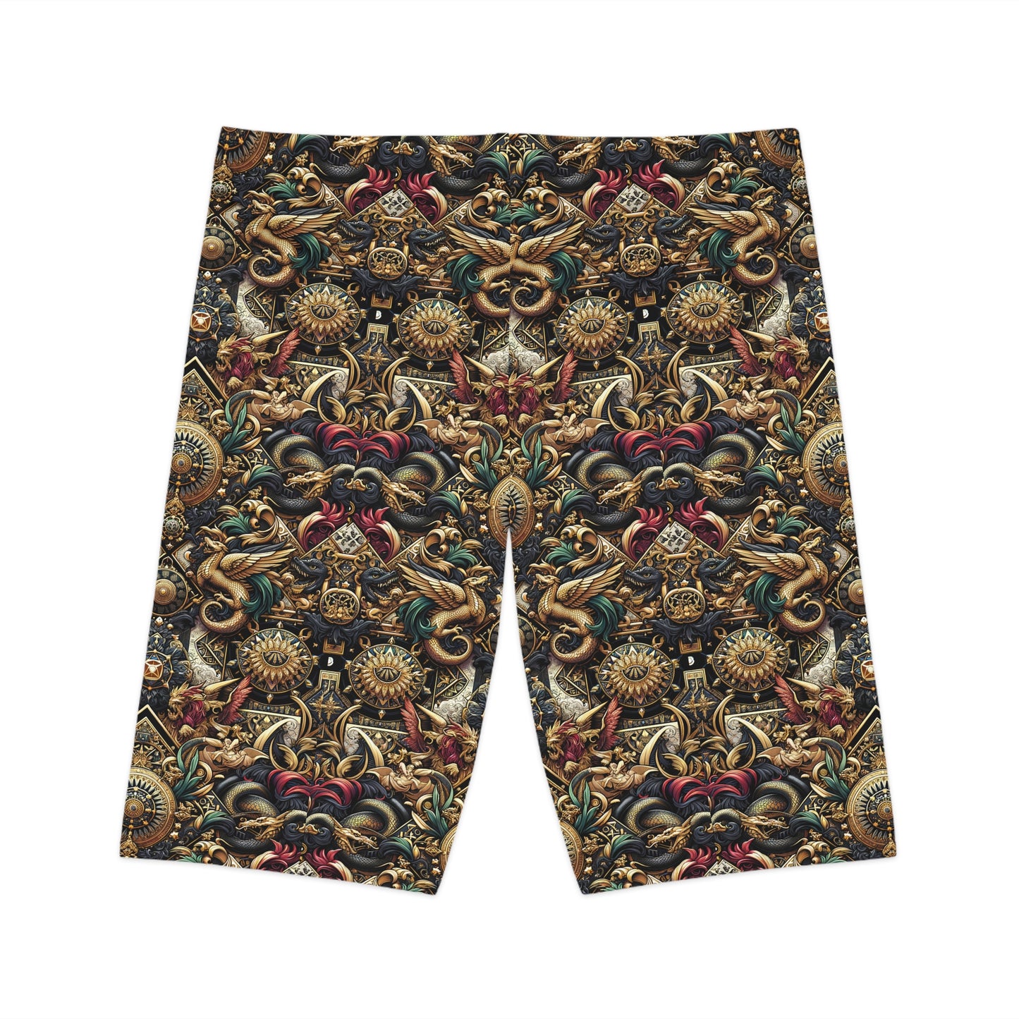 Digital Renaissance Luxurious Streetwear Inspired By Classical Art With a Modern Twist Women's Bike Shorts - 8404 Design-76