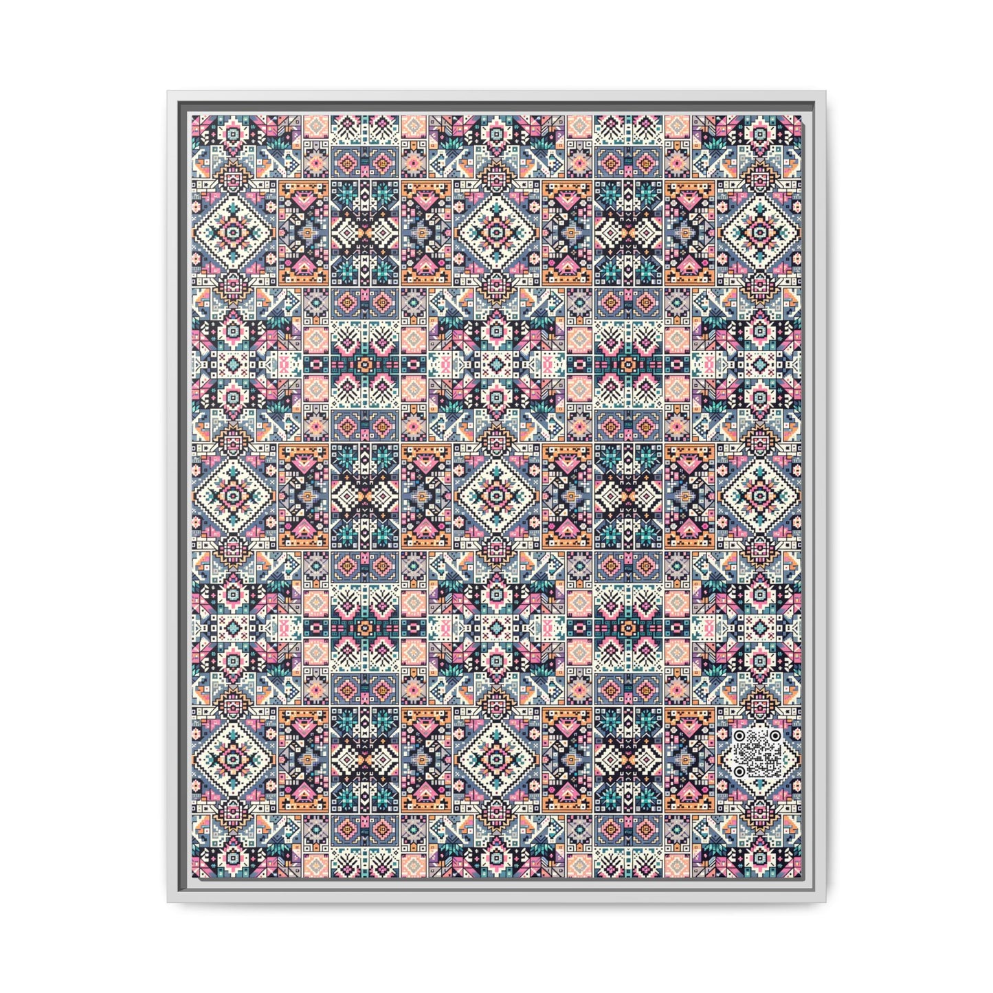 Matte Canvas, Framed (multi-Color) - 8404 Design-01