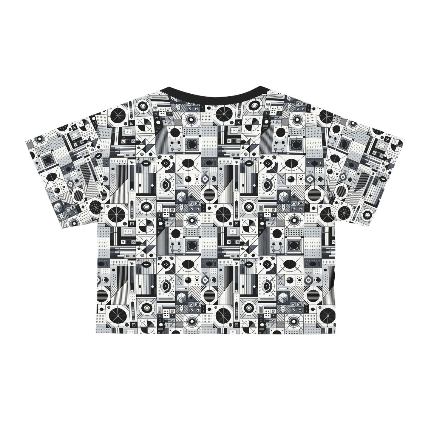 Digital Minimalism Minimalist Tech Crop Tee - 8404 Design-65
