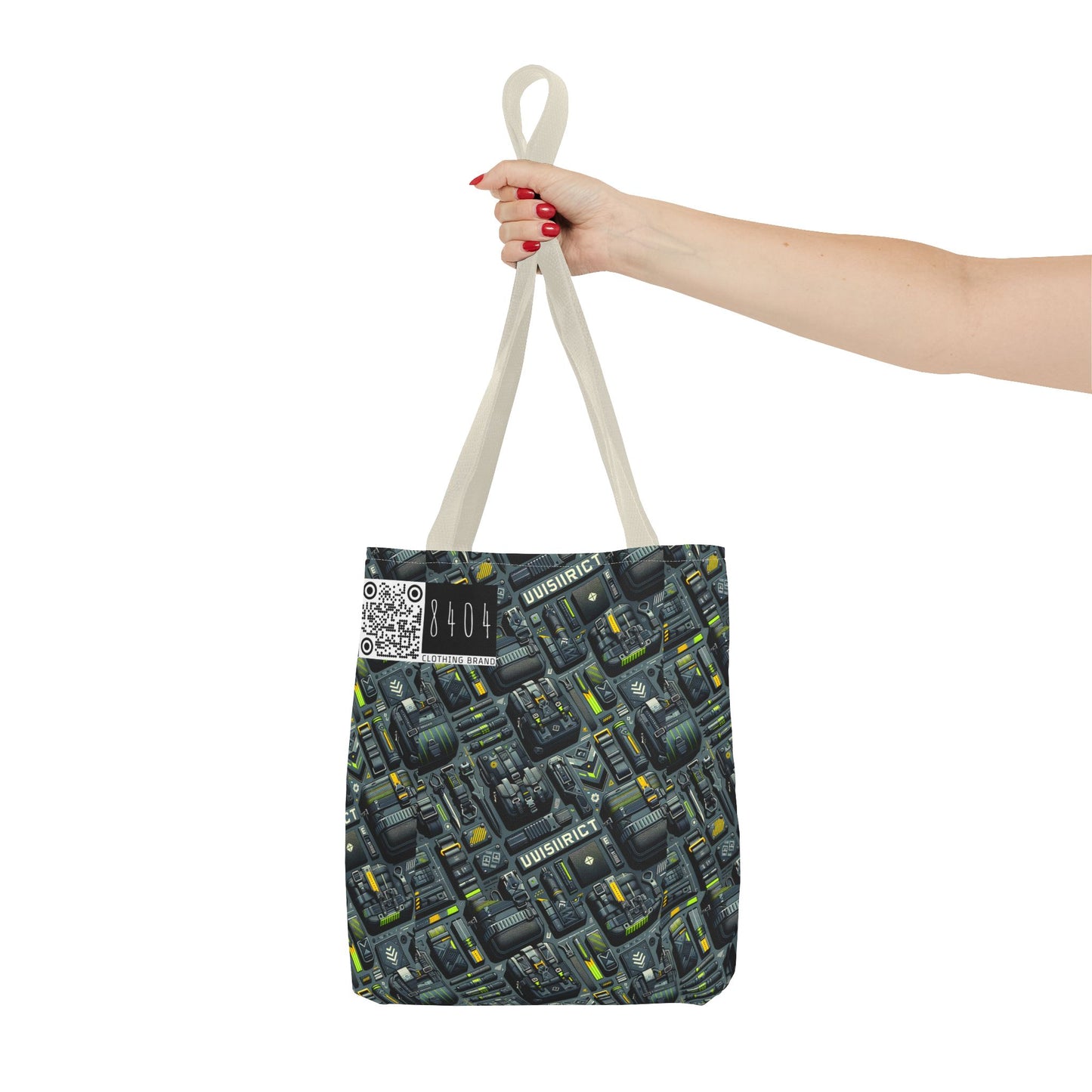 Tech Utility Streetwear Futuristic Tech-Forward Tote Bag - 8404 Design-47