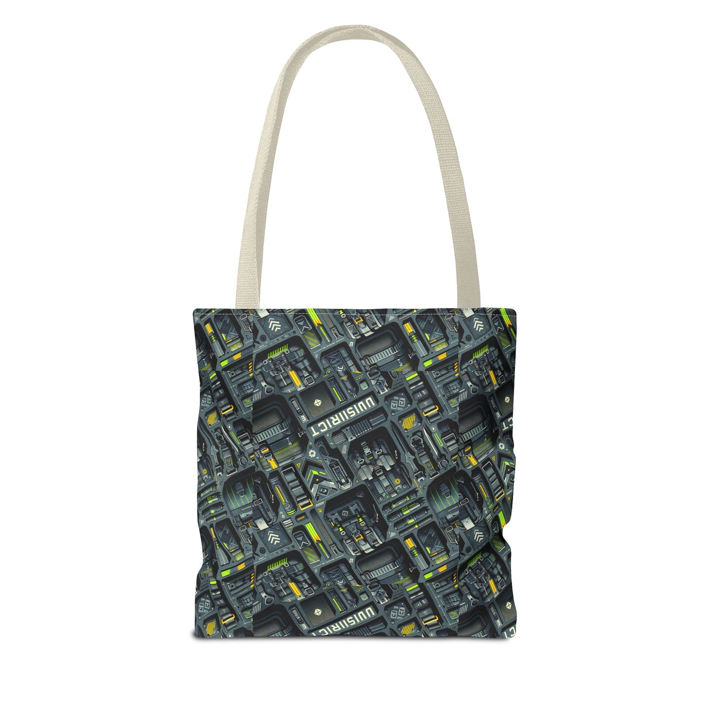 Tech Utility Streetwear Futuristic Tech-Forward Tote Bag - 8404 Design-47