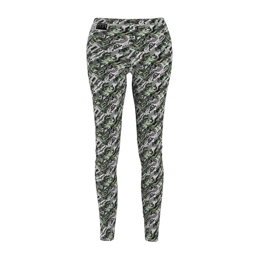 Tech Camo Fusion Tech-Forward Streetwear With a Futuristic Edge Women's Cut & Sew Casual Leggings - 8404 Design-46