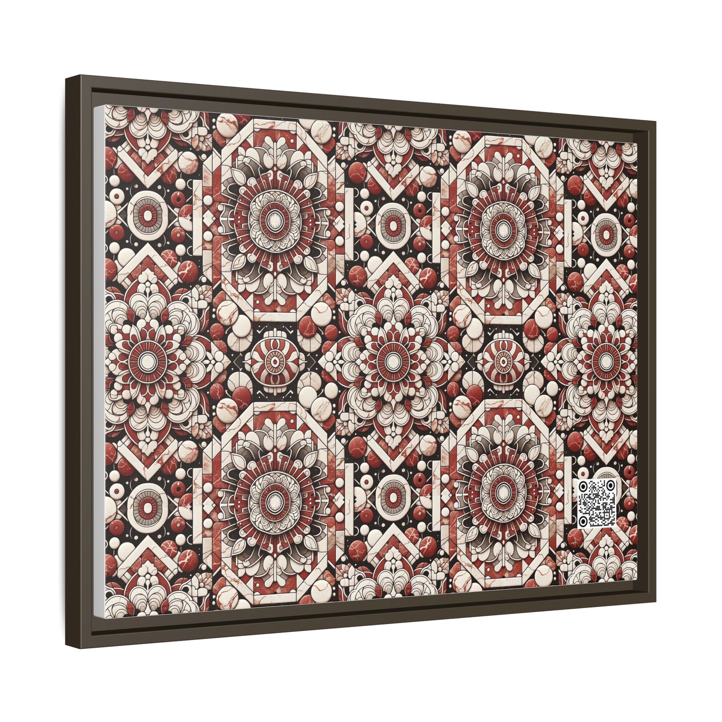 Neo Jomon Sculptural Aesthetics Artisanal Streetwear Matte Canvas, Framed (multi-Color) - 8404 Design-55 A