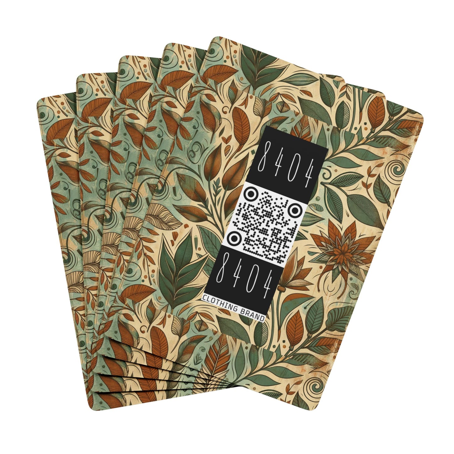 Sustainable Street Art Urban Eco-Warrior Poker Playing Cards - 8404 Design-63 B