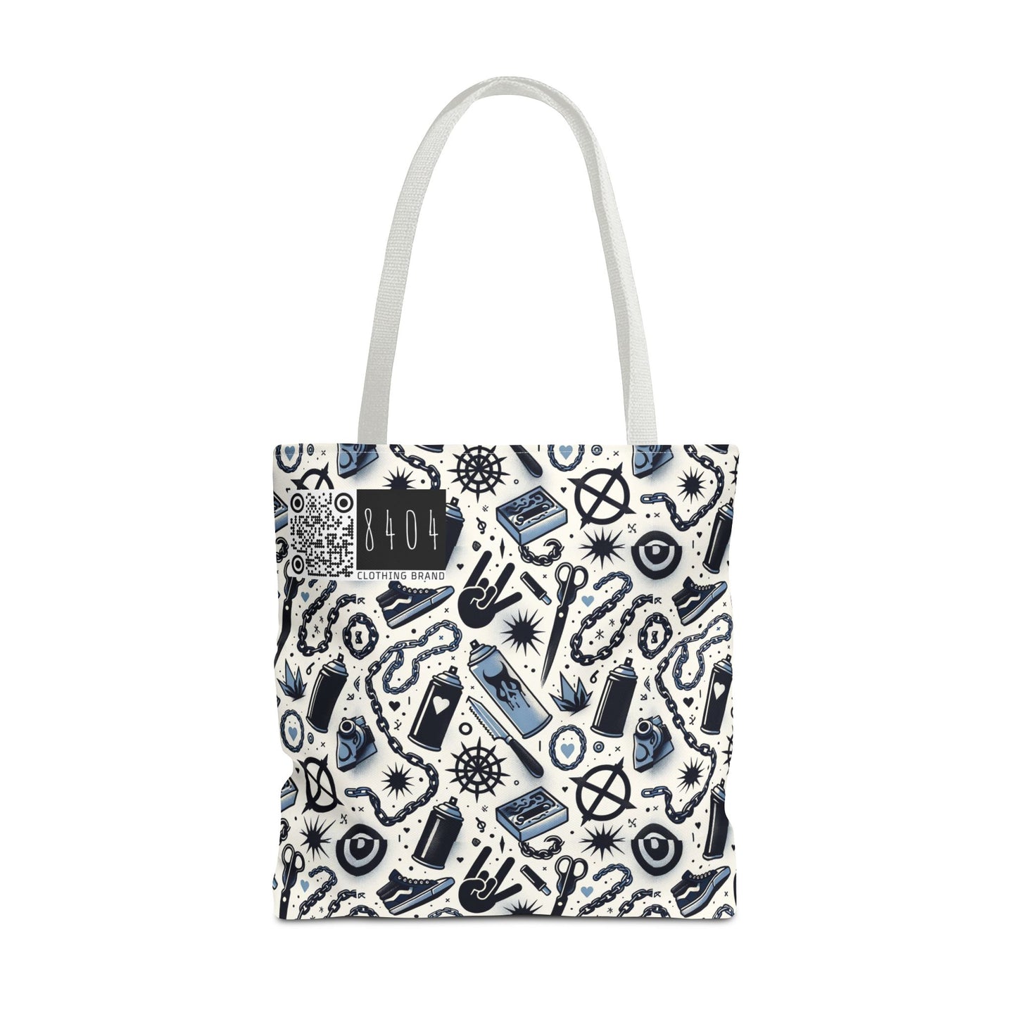 Cultural Rebellion Graphics Edgy and Rebellious With a Hint of Nostalgia Tote Bag - 8404 Design-57