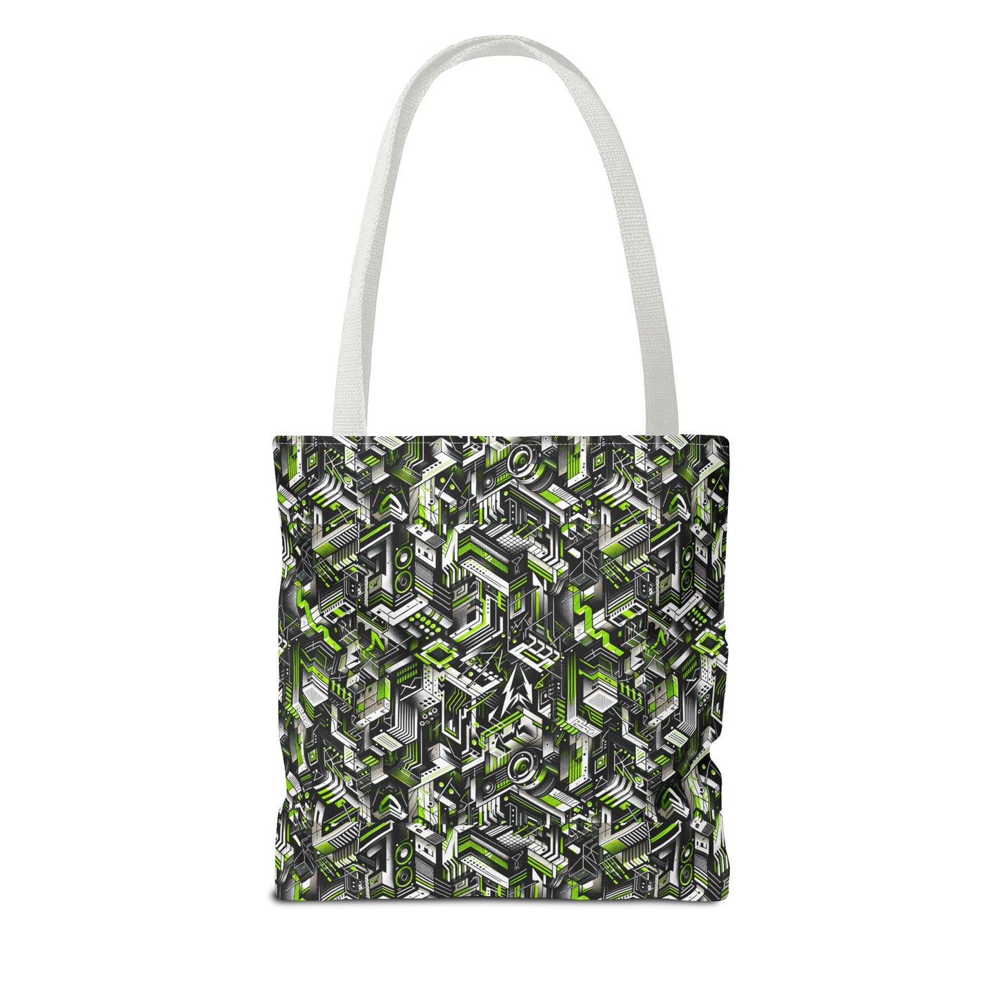 Graffiti Tech Fusion Bold Streetwear Fusion Tote Bag - 8404 Design-53