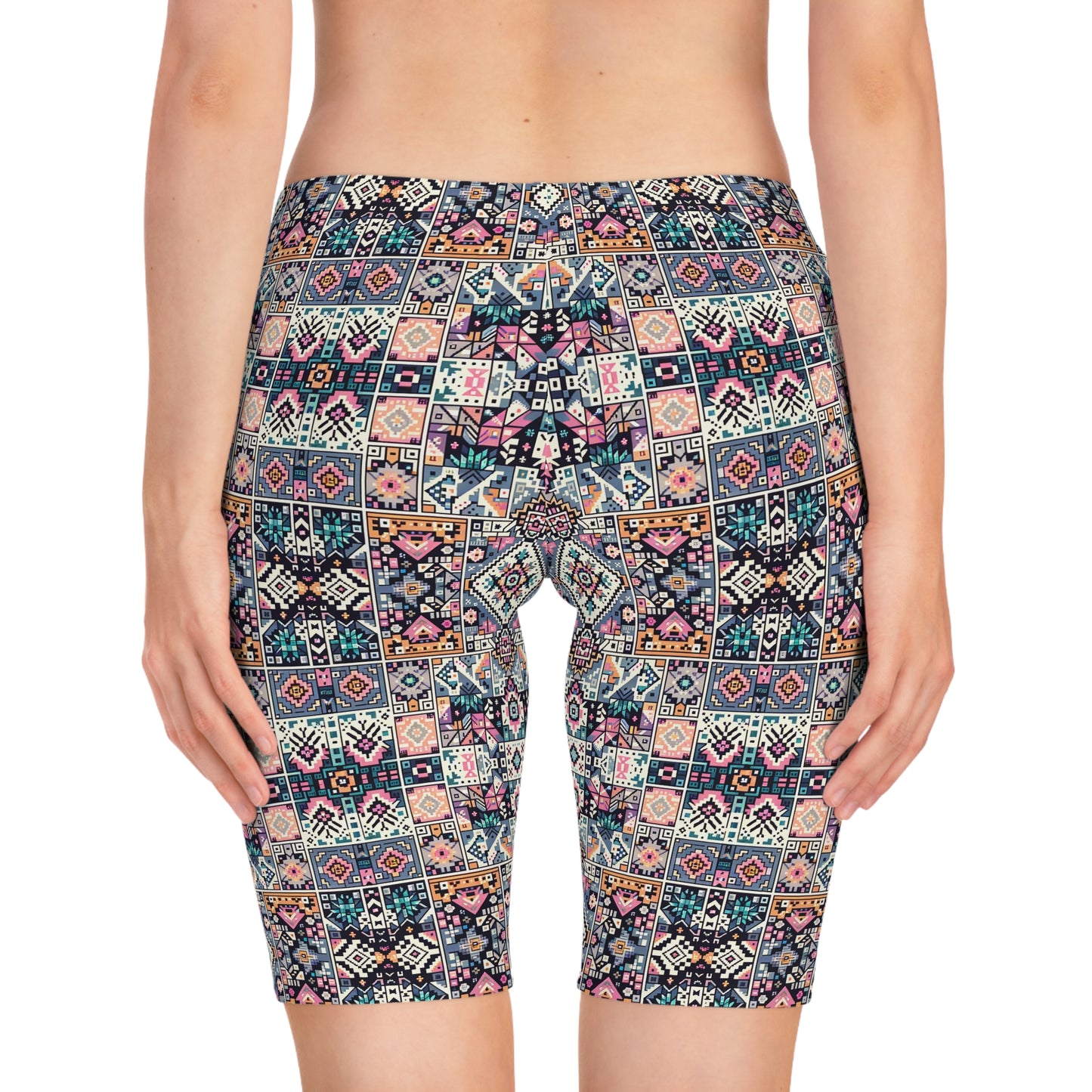 Digital Artisanal Fusion Digital Artisanal Women's Bike Shorts - 8404 Design-65