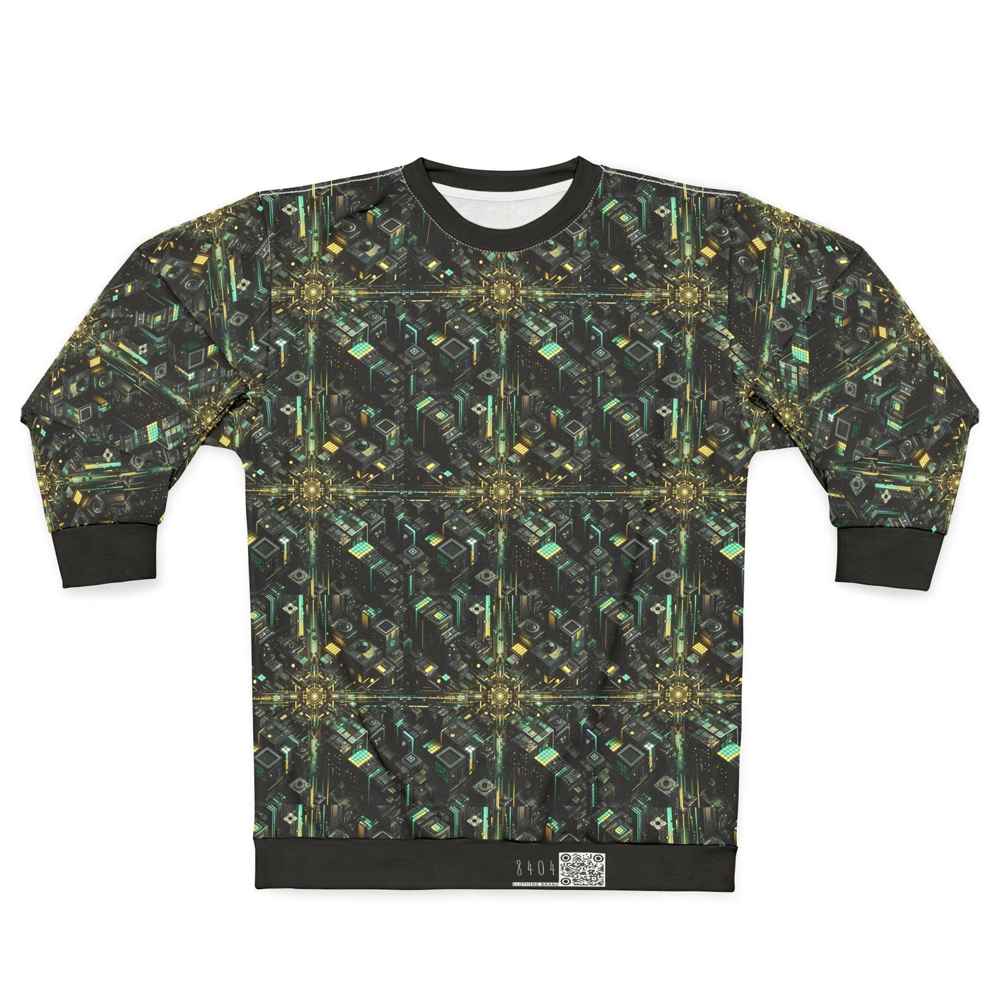 Tech Noir Graphics Tech-Inspired Streetwear Sweatshirt - 8404 Design-66