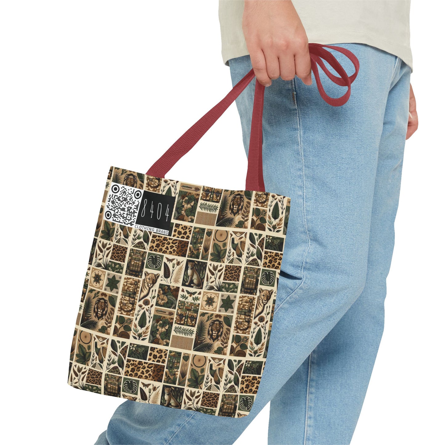 Streetwear Safari Urban Jungle Explorer Tote Bag - 8404 Design-51