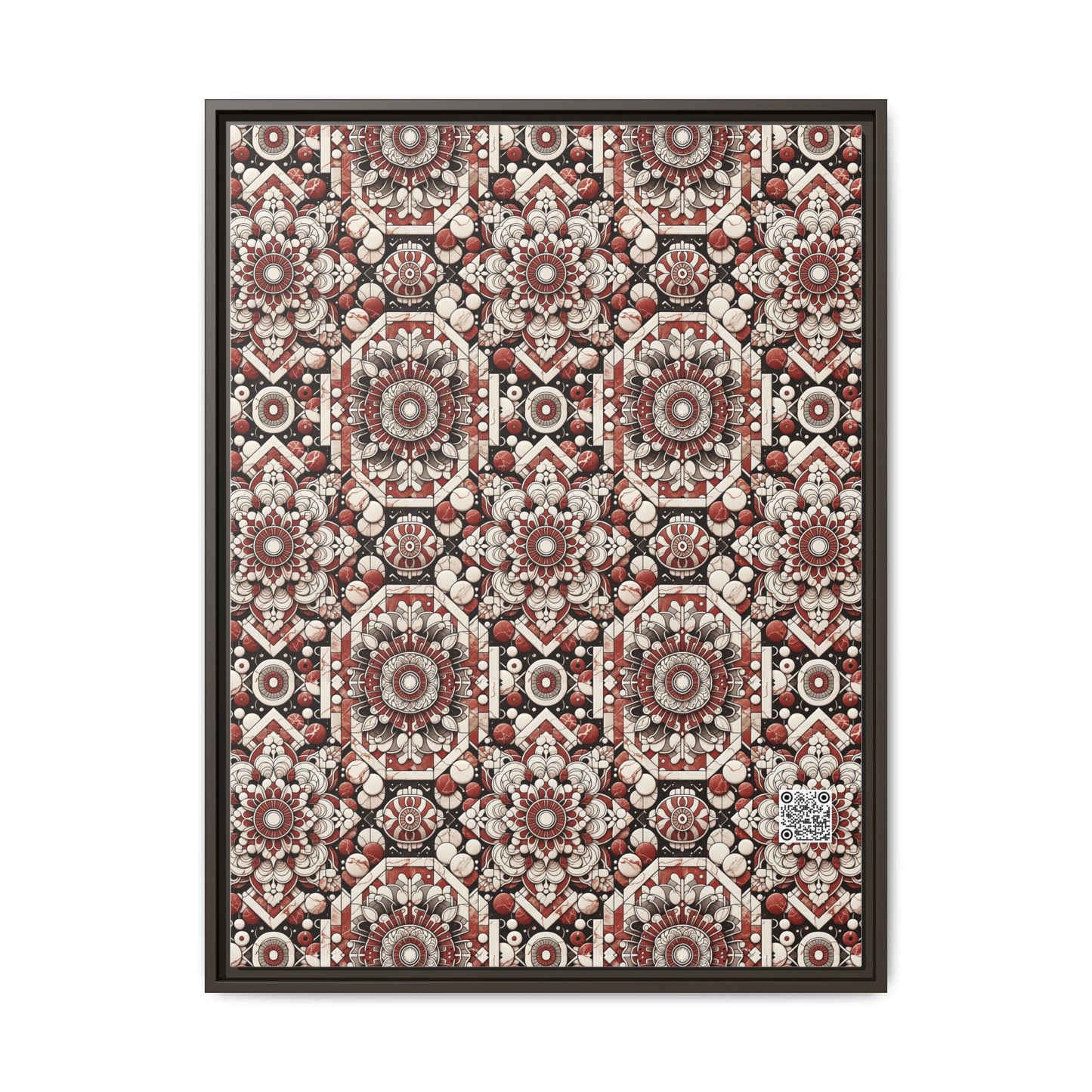 Neo Jomon Sculptural Aesthetics Artisanal Streetwear Matte Canvas, Framed (multi-Color) - 8404 Design-55 A