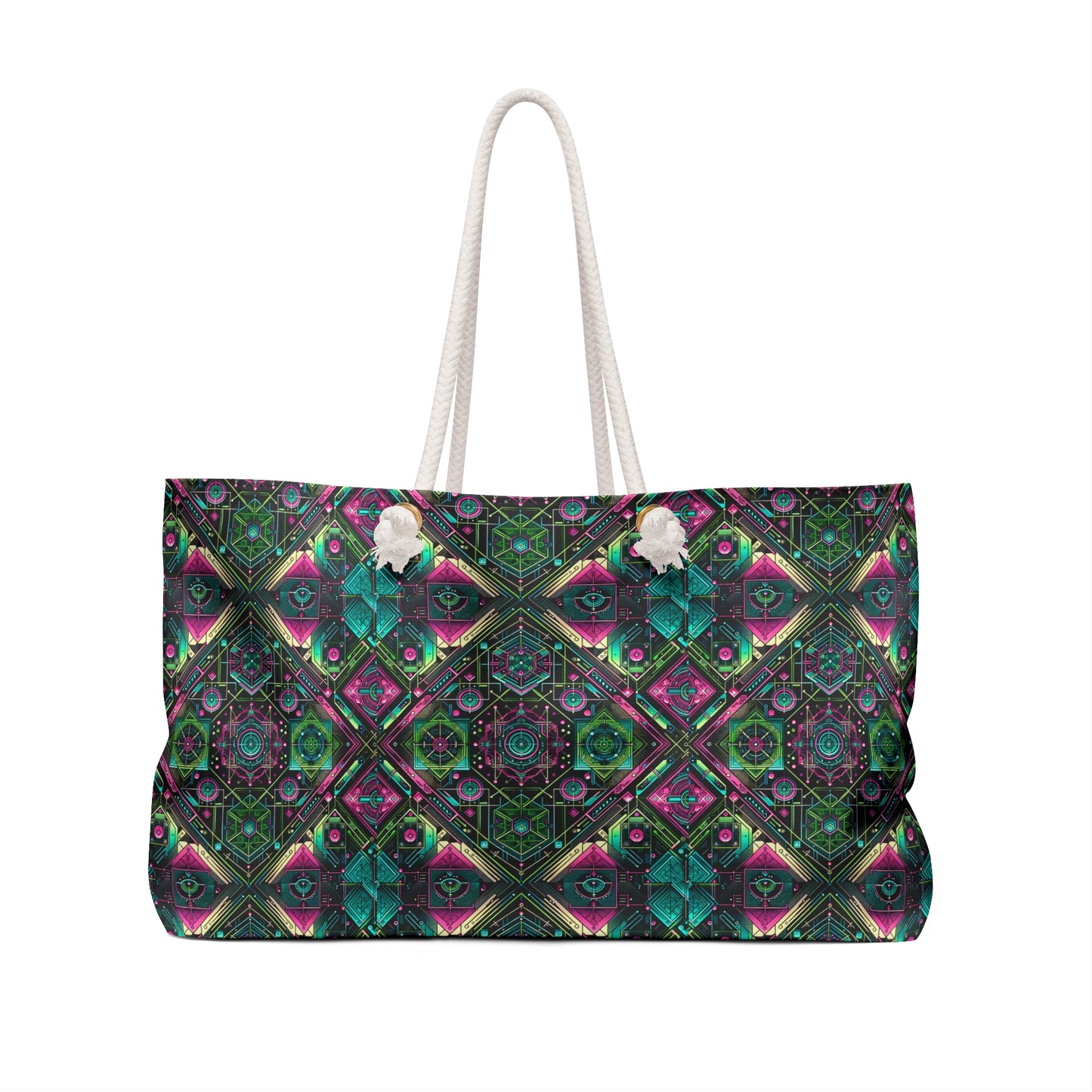 Tech-Infused Graphics Tech-Forward Streetwear Weekender Bag - 8404 Design-45