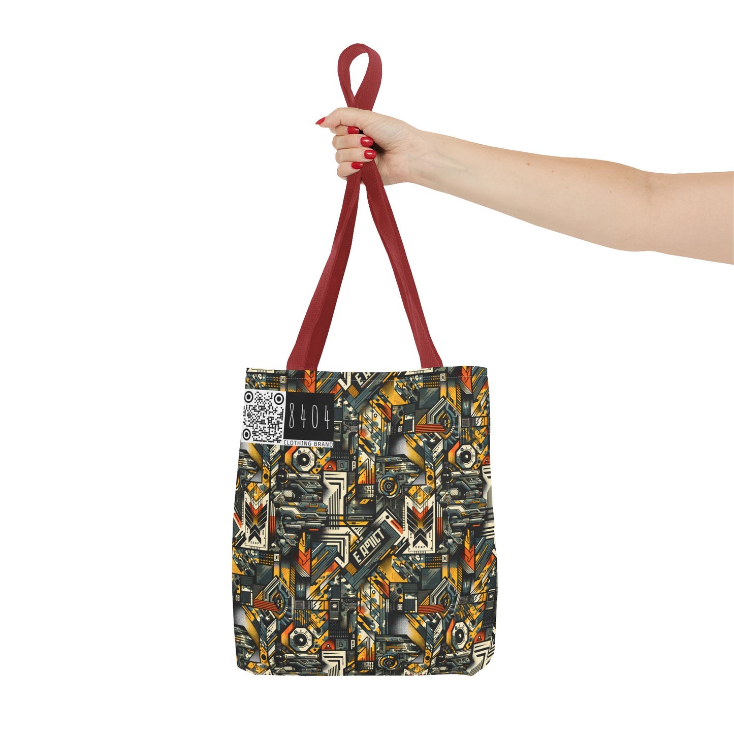Digital Punk Futuristic Grunge Tote Bag - 8404 Design-49