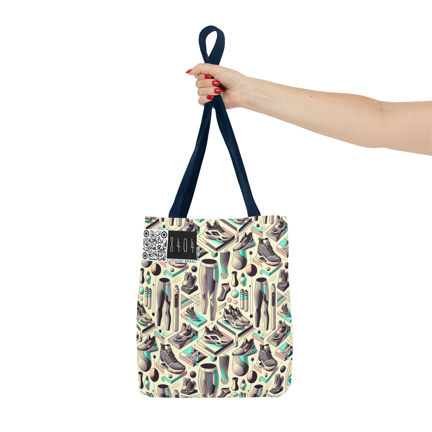 Tech-Infused Athleisure Futuristic Athletic Tech Tote Bag - 8404 Design-44