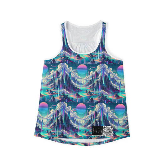 Digital Dreamscapes Digitally-Inspired Streetwear With a Dreamy, Surreal Twist Women's Tank Top - 8404 Design-53