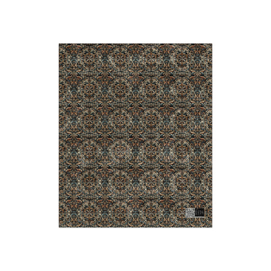 Urban Renaissance Historical Fusion With Street Edge Crushed Velvet Blanket - 8404 Design-59
