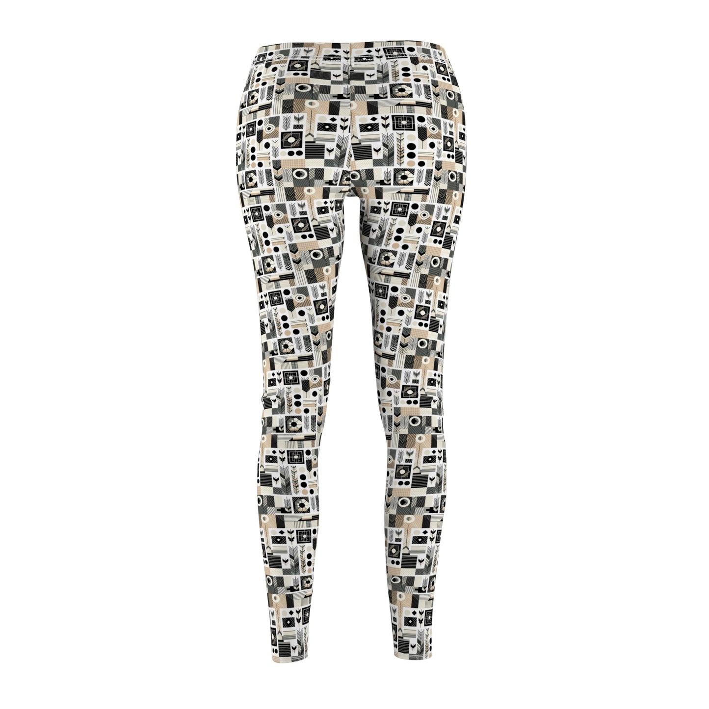 Elevated Athleisure Modern Sophistication With Sporty Elements Women's Cut & Sew Casual Leggings - 8404 Design-57