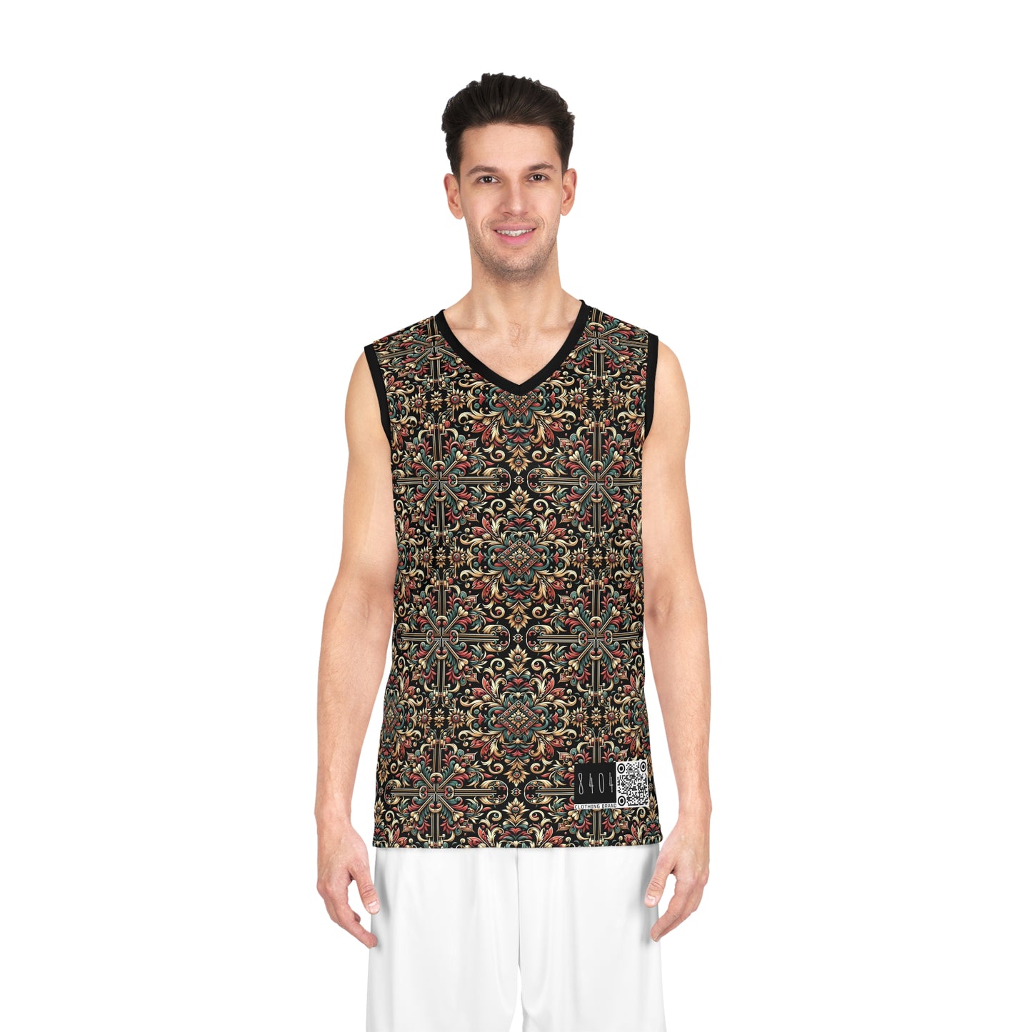 Streetwear Renaissance Artistic Clash of Old and New Basketball Jersey - 8404 Design-46