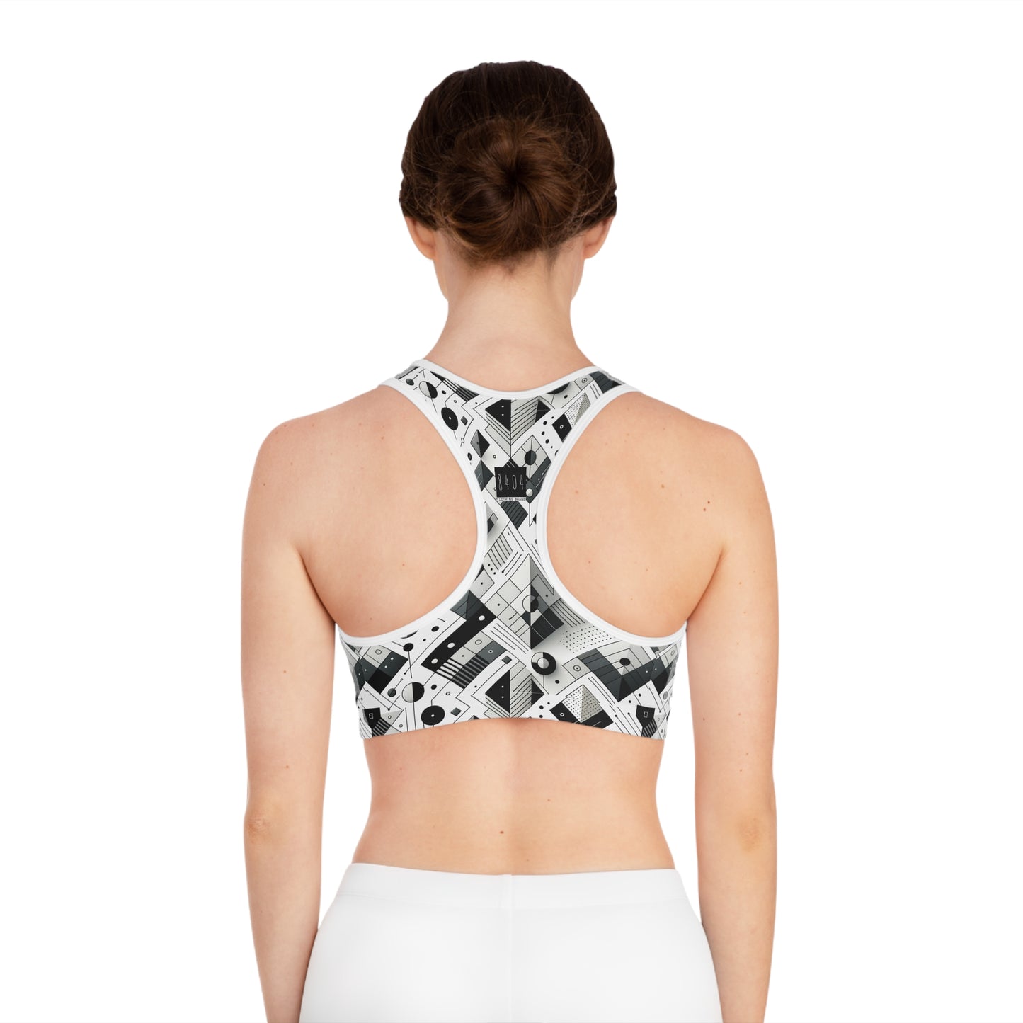 Digital Minimalism Minimalist Tech Sports Bra - 8404 Design-69