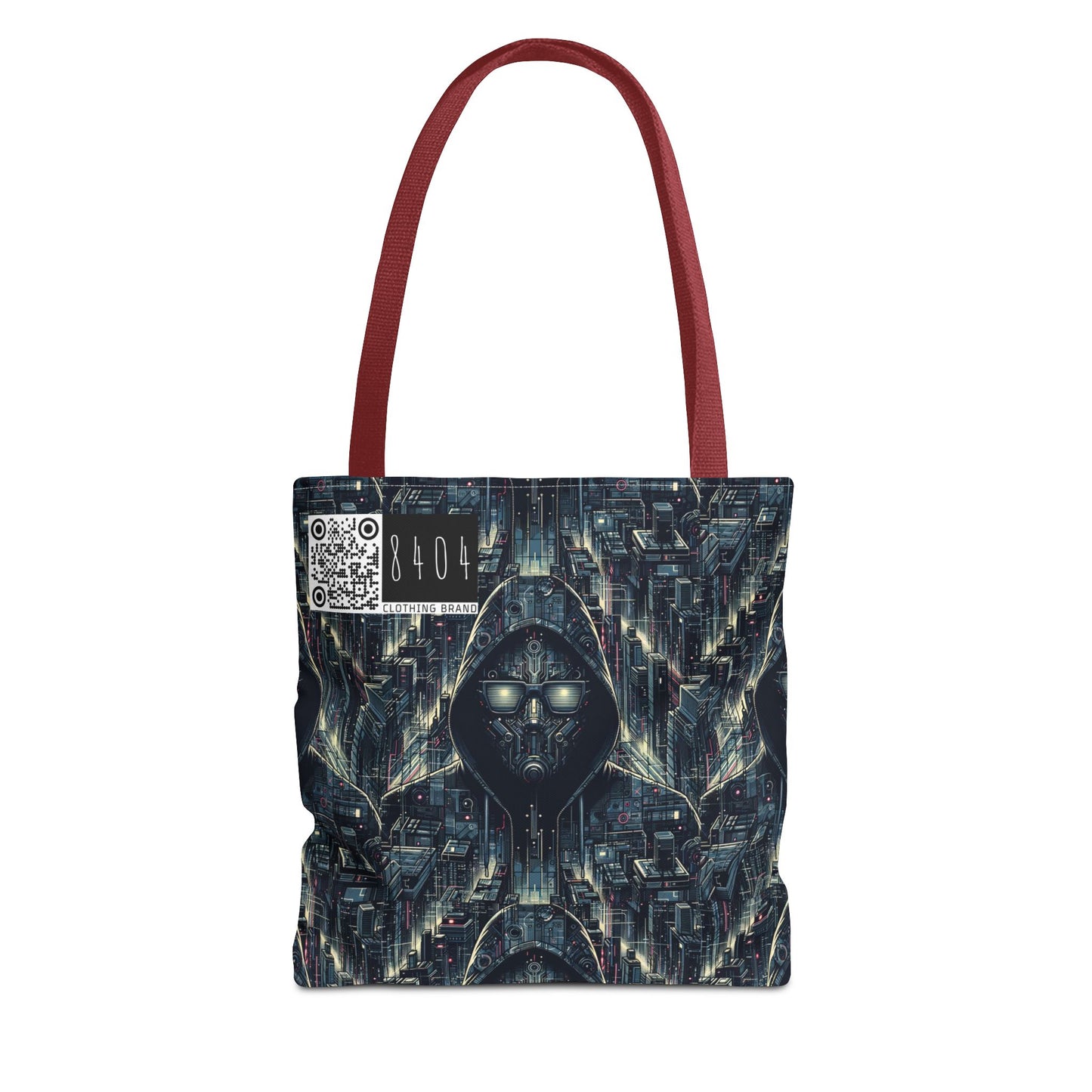 Tech Noir Aesthetics Sleek Tech Streetwear Tote Bag - 8404 Design-56