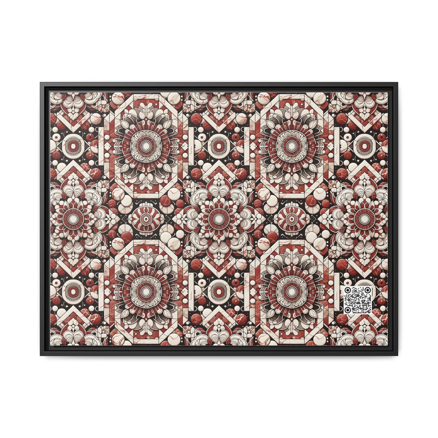 Neo Jomon Sculptural Aesthetics Artisanal Streetwear Matte Canvas, Framed (multi-Color) - 8404 Design-55 A
