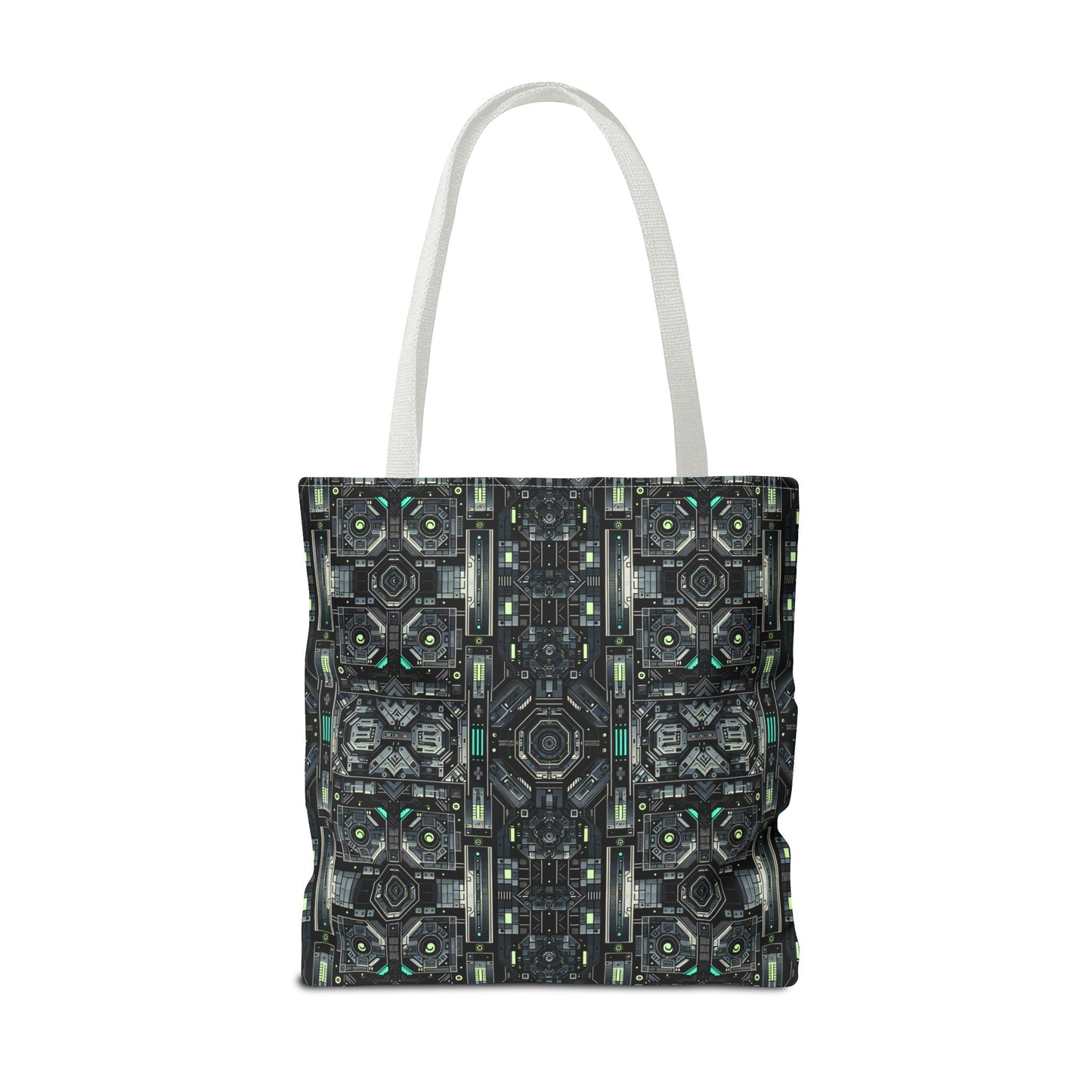 Tech Noir Tech-Forward Minimalism Tote Bag - 8404 Design-52