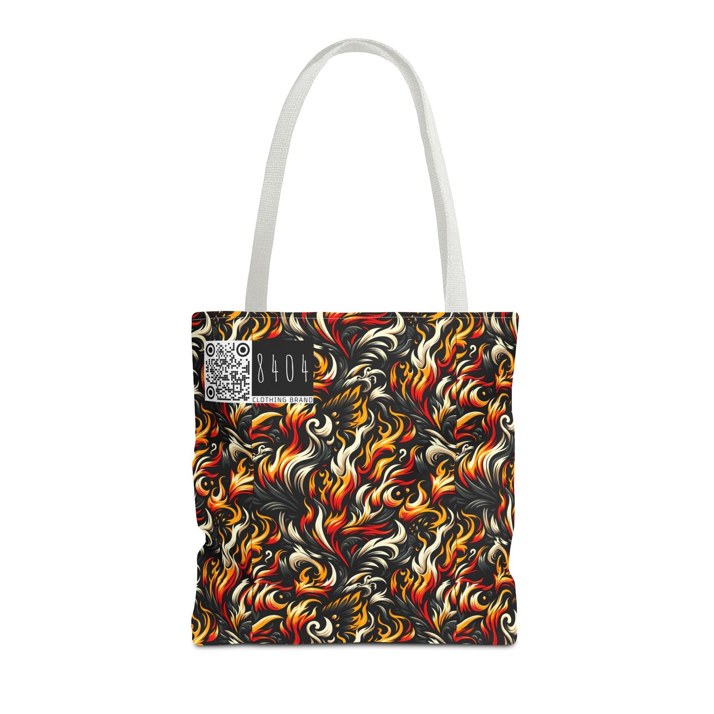 Fire & Flames Bold Streetwear Statement Tote Bag - 8404 Design-55