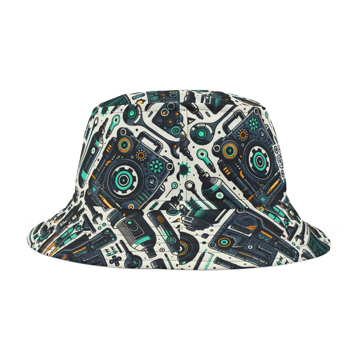 Tech Utility Fusion Modern Tech Streetwear Bucket Hat - 8404 Design-53