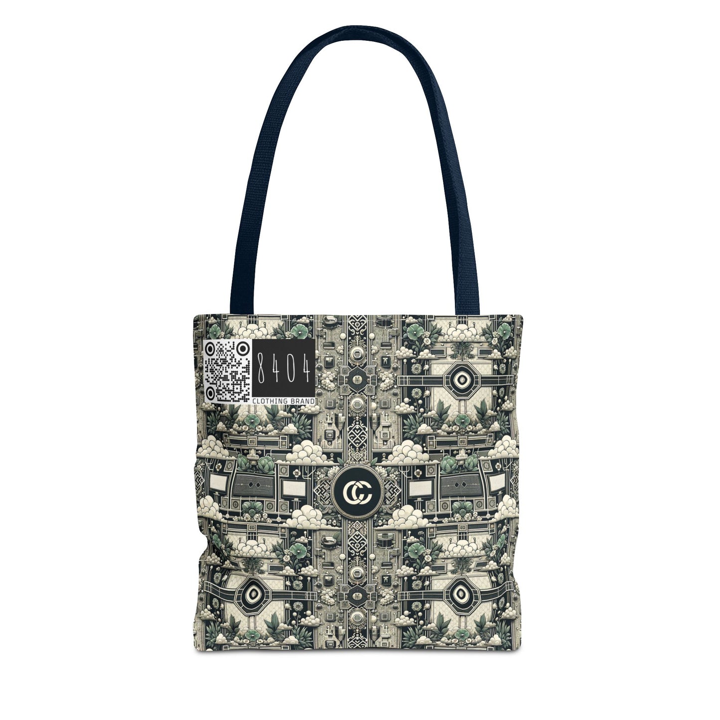 Cyber Garden Party Tech Garden Extravaganza Tote Bag - 8404 Design-54