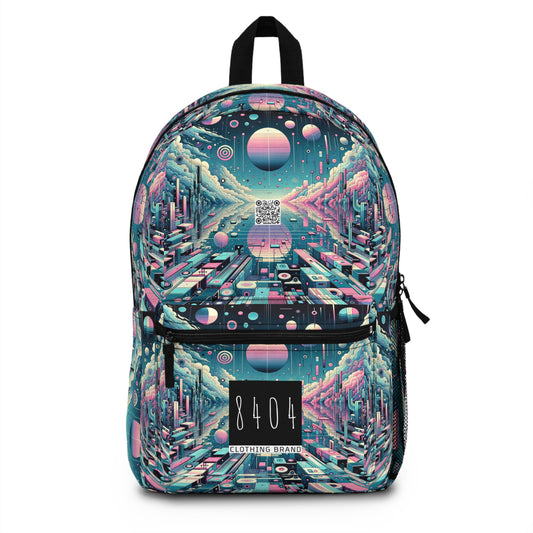 Digital Dreamscapes Digitally-Inspired Streetwear With a Dreamy, Surreal Twist Backpack - 8404 Design-61
