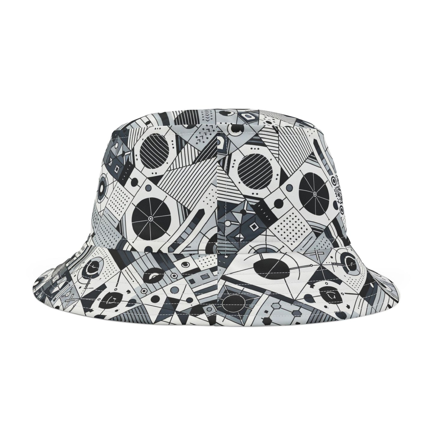 Digital Minimalism Minimalist Tech Bucket Hat - 8404 Design-65