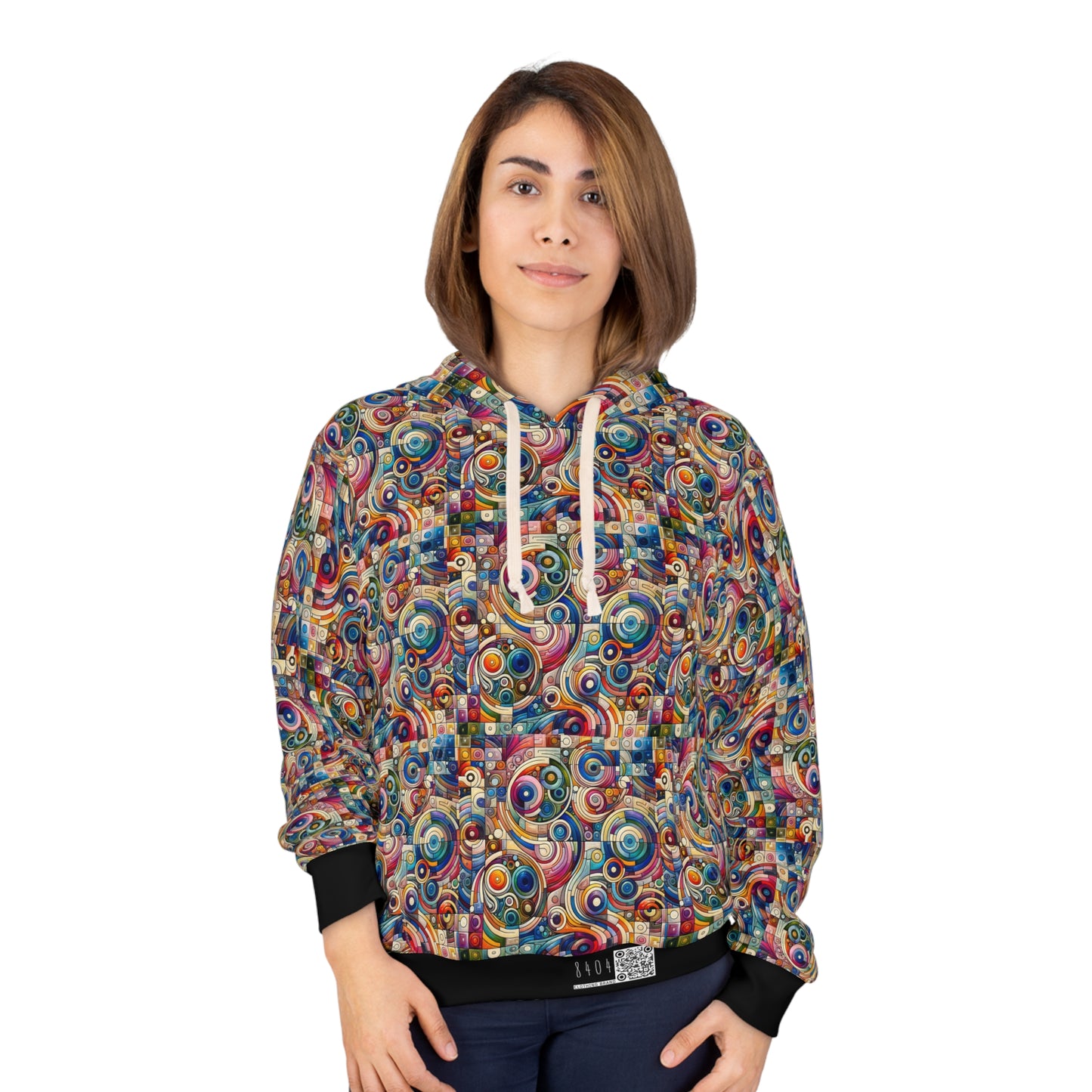 Digital Artistic Expression Artistic Streetwear Pullover Hoodie - 8404 Design-49