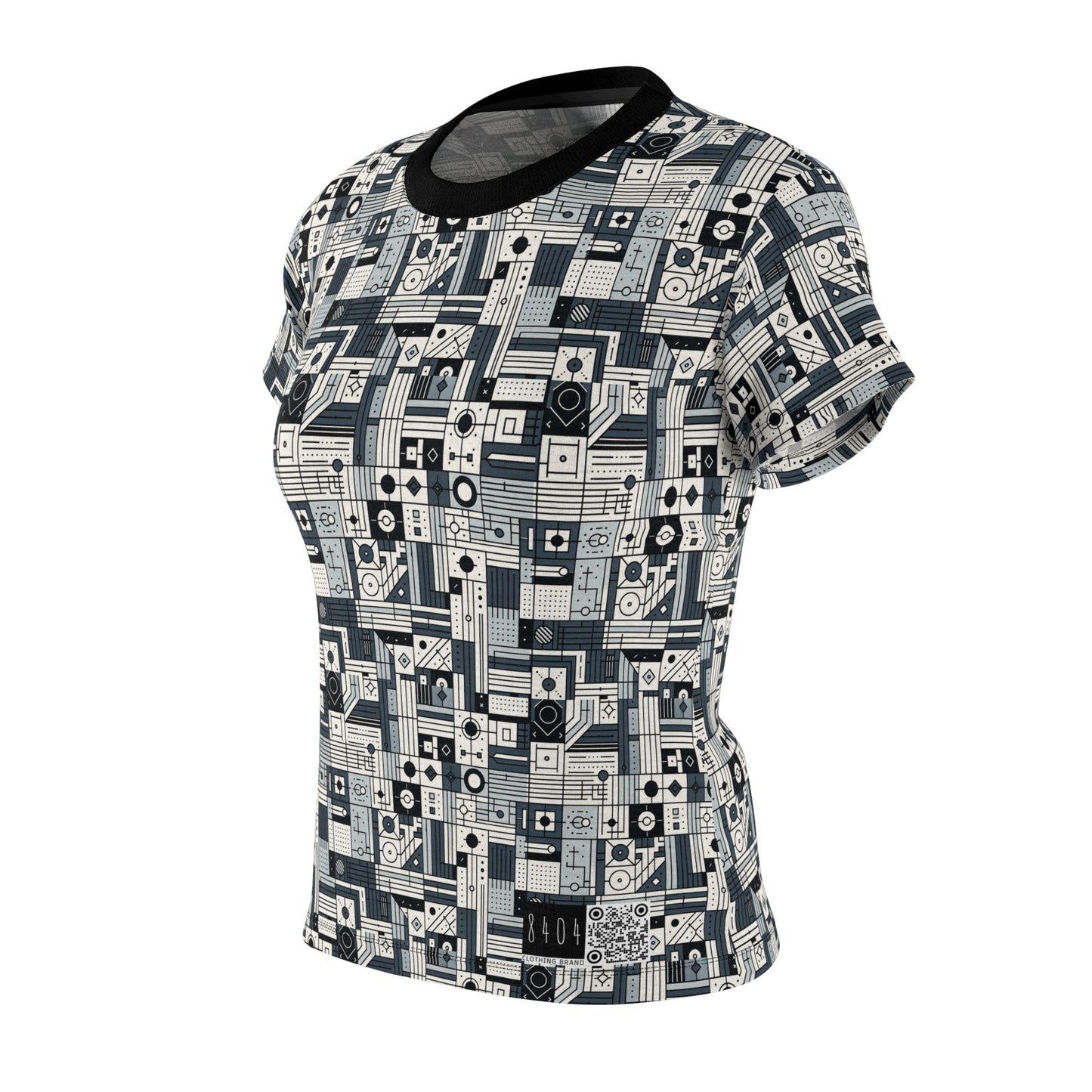 Digital Minimalism Minimalist Tech Women's Cut & Sew Tee - 8404 Design-49